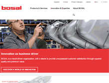 Tablet Screenshot of bosal.com